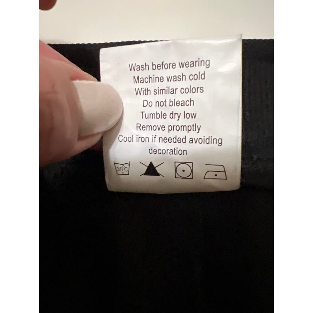 Women's Black Drawstring Waist Jogger Pants with Pockets NWT Size 2XL - Picture 9 of 10